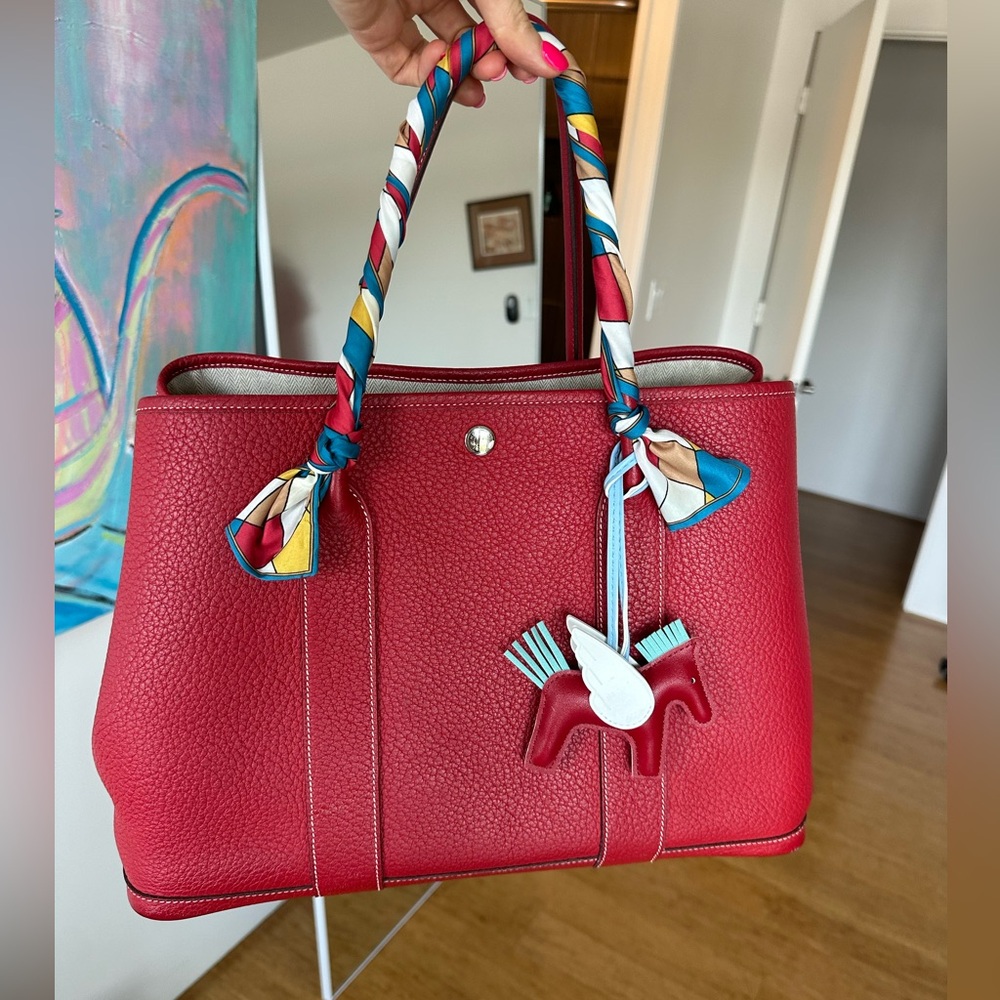 HERMES Garden Party 36 Bougainville Authenticity Guaranteed